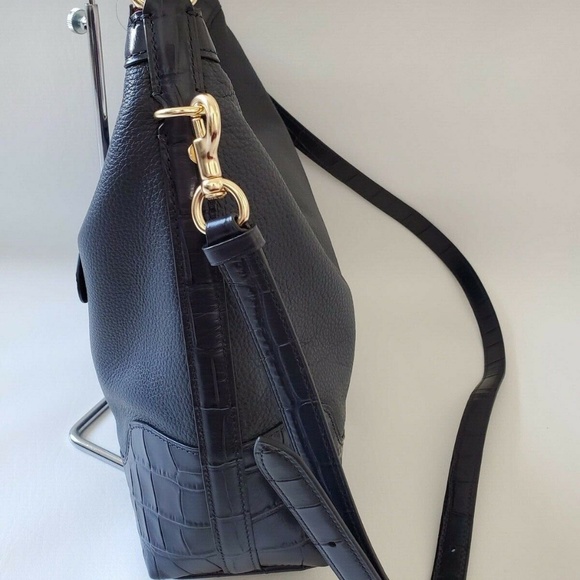 NEW Coach Crossbody Crocodile-embossed Leather hob - Picture 7 of 8